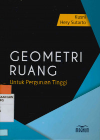 Image of Geometri ruang : Untuk perguruan tinggi
