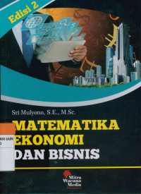 Image of Matematika ekonomi dan bisnis