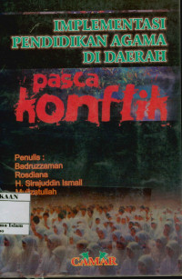Image of Implementasi pendidikan agama di daerah pasca konflik