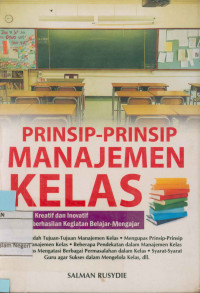 Image of Prinsip-Prinsip Manajemen Kelas