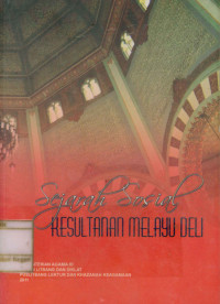 Image of Sejarah sosial kesultanan Melayu Deli