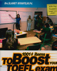 Image of 1001 items to boost your toefl exam, with key answers = 1001 # soal siap meraih skor toefl di atas 500