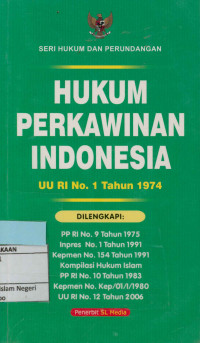 Image of Hukum Perkawinan Indonesia