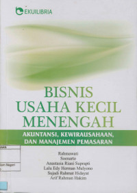 Image of Bisnis Usaha Kecil Menengah : Akuntansi, Kewirausahaan, dan Manajemen Pemasaran