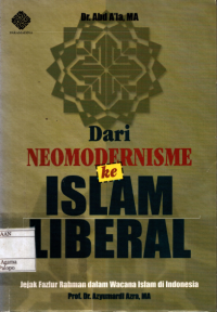 Image of Dari neomodernisme ke Islam liberal