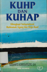 Image of KUHP DAN KUHAP dilengkapi Yurisprudensi Mahkamah Agung dan Hoge Read