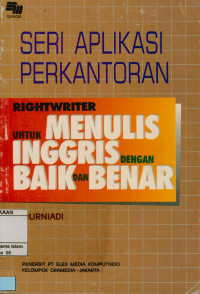Image of Righwriter  version 3.0 untuk menulis  Inggris dengan baik dan benar