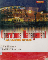 Image of Operations Management  : Manajemen operasi Buku 2 Edisi Ketujuh