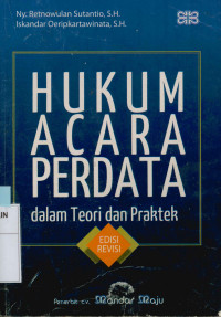 Image of Hukum Acara Perdata: Dari Teori dan Praktek