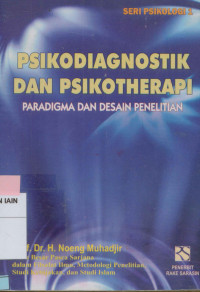 Image of Psikodiagnostik dan psikotherapi : Paradigma dan desain penelitian