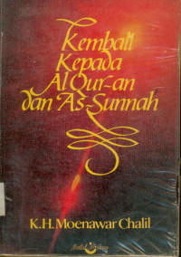 Image of Kembali Kepada Alqur-an Dan As-Sunnah