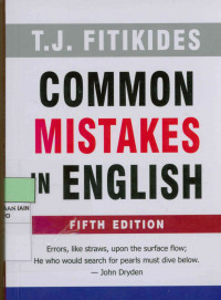 Image of Common Mistakes  in English