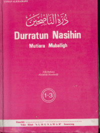 Image of Durratun Nasihin : Mutiara muballigh 1 - 3