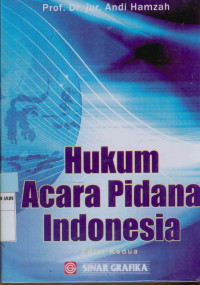 Image of Hukum acara pidana Indonesia Edisi Kedua