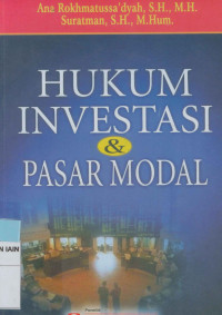 Image of Hukum investasi dan pasar modal