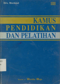 Image of Kamus Pendidikan Dan pelatihan