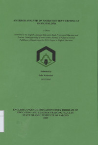 Image of An Error Analysis On Narrative Text Writing At SMAN 3 Palopo