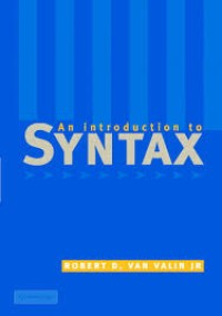 Image of An Introduction to Syntax