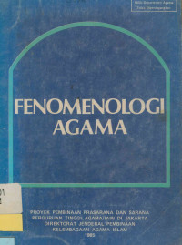 Image of Fenomenologi agama