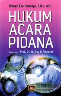 Image of Hukum Acara Pidana
