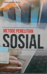 Image of Metode penelitian sosial