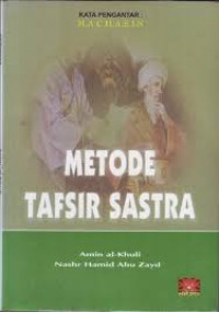 Image of Metode Tafsir Sastra