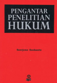 Image of Pengantar Penelitian Hukum