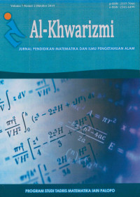 Image of Al- khwarizmi : Jurnal pendidikan matematika dan ilmu pengetahuan alam