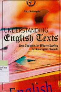 Image of Undestanding English Texts : Same Strategies For Effective Reading For Non-English Students